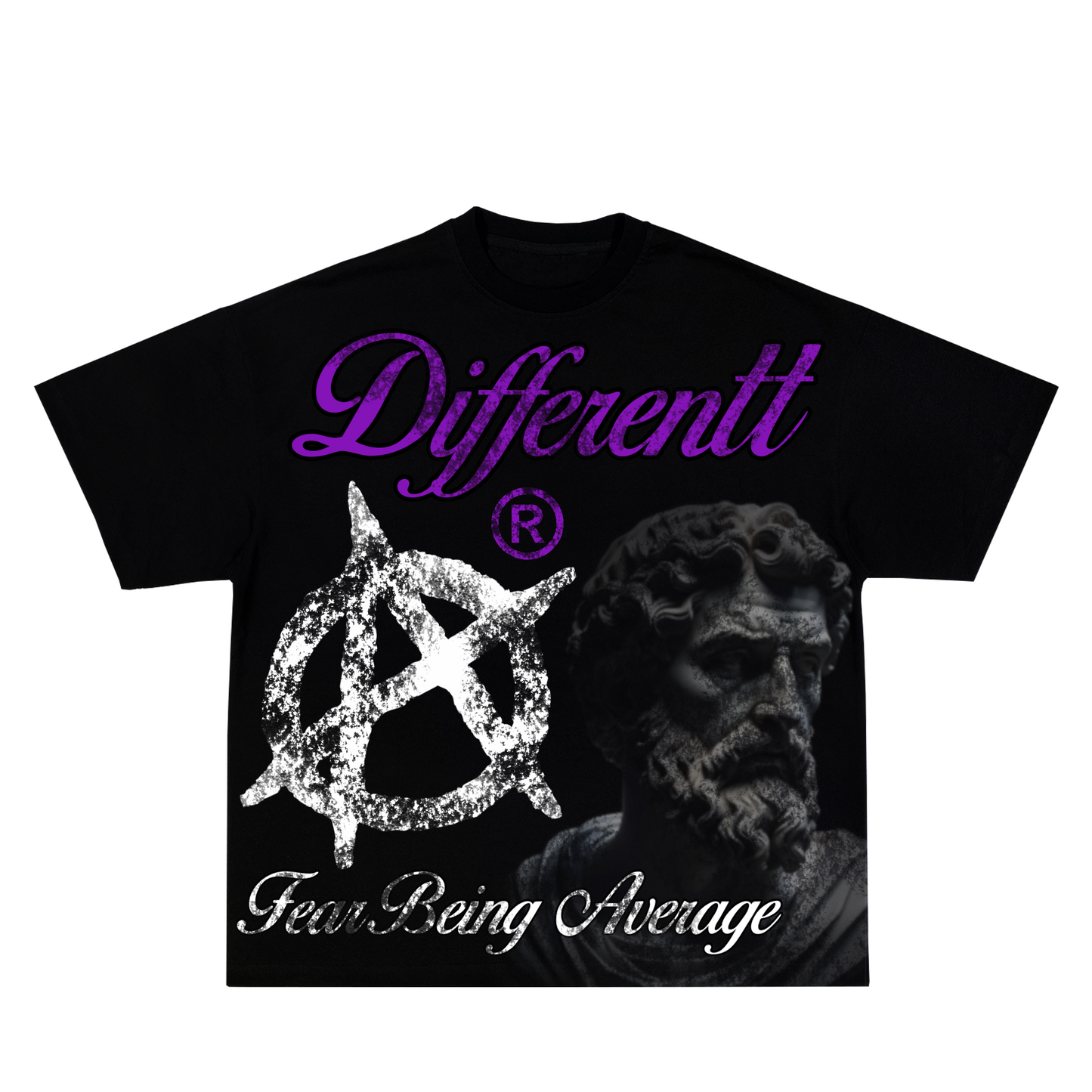 FEAR BEING AVERAGE tee